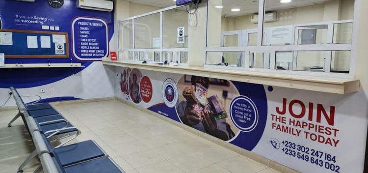 Inside the KAMCCU banking hall